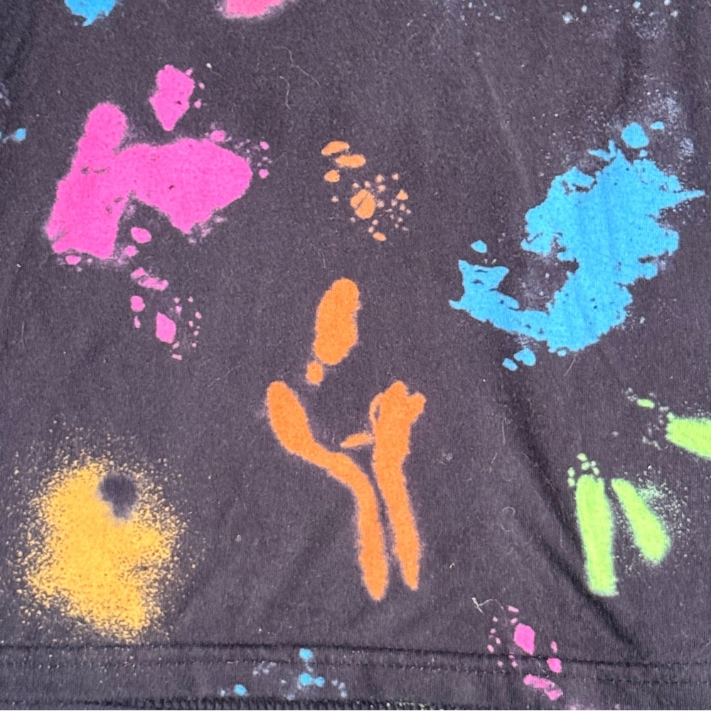 SHEIN Black and Multicolor Graphic Kids Dress - Picture 5 of 7